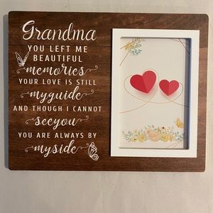 Grandma Remembrance Picture Frame NWOT